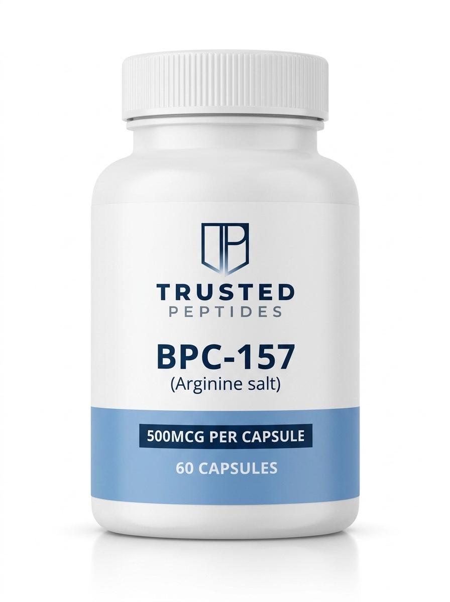 Trusted Peptides BPC-157 (500 MCG/Capsule) — 500 mcg · 60 capsules