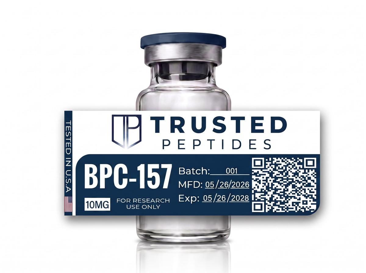Trusted Peptides BPC-157 (10 MG) — 10 mg · lyophilized vial