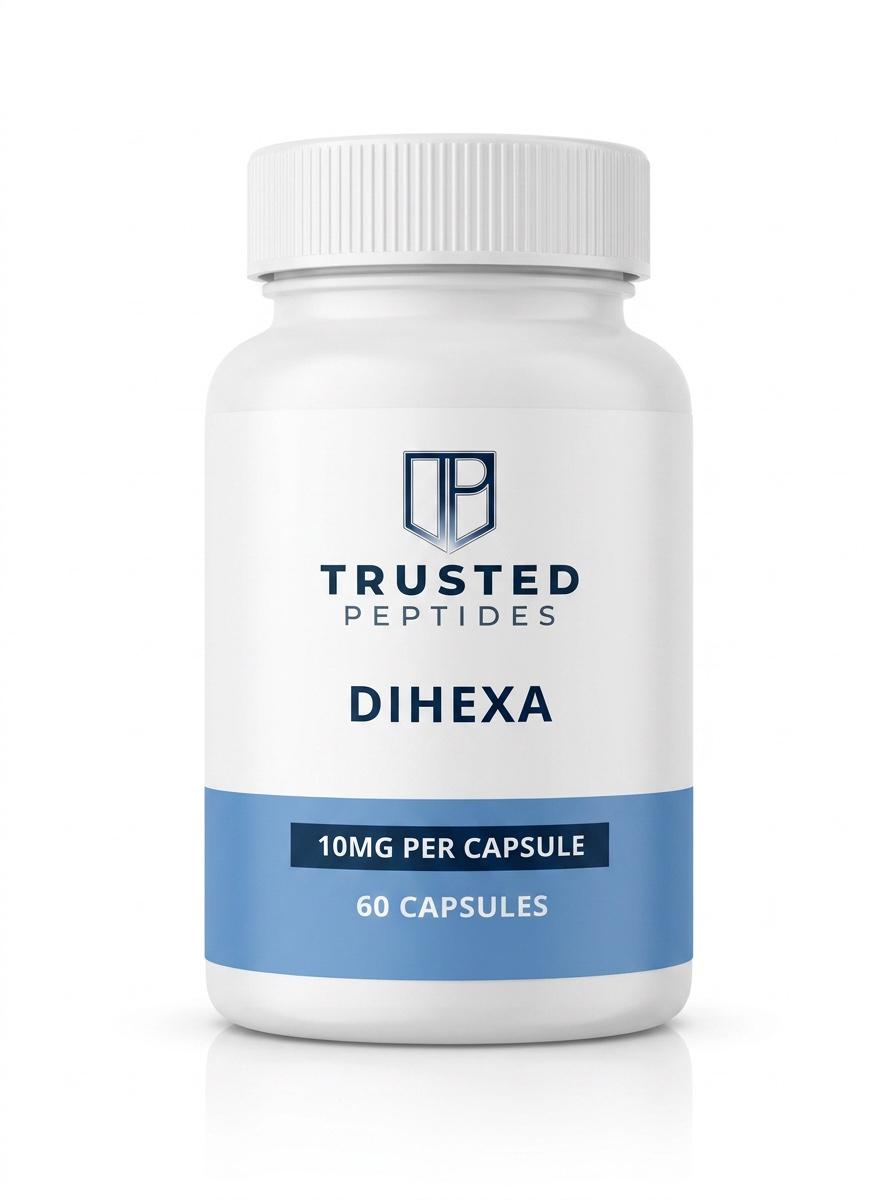 Trusted Peptides Dihexa (10MG/Capsule) — 10 mg · 60 capsules