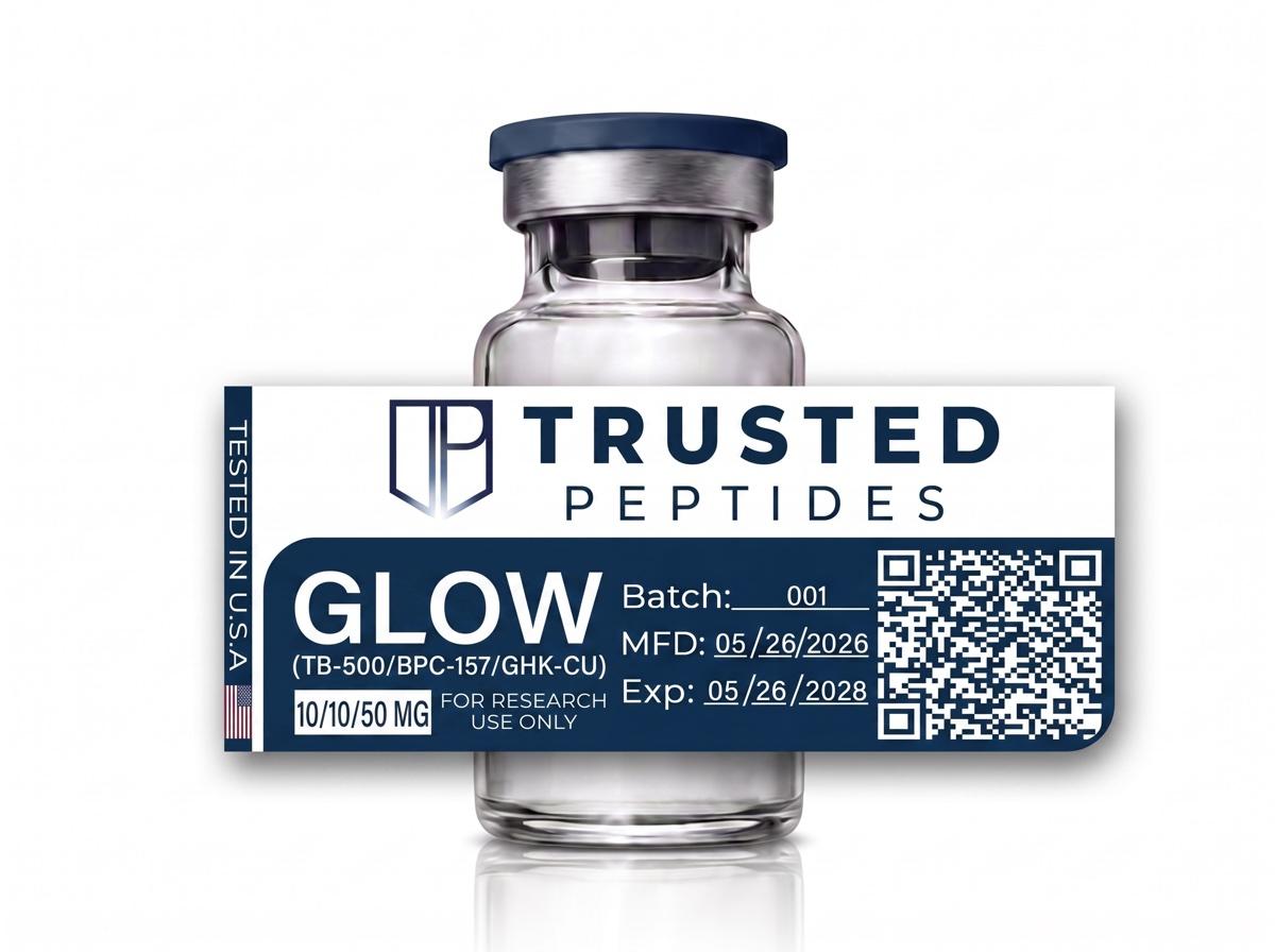 Trusted Peptides Glow (BPC-157/TB-500/GHK-Cu) — TB-500 / BPC-157 / GHK-Cu