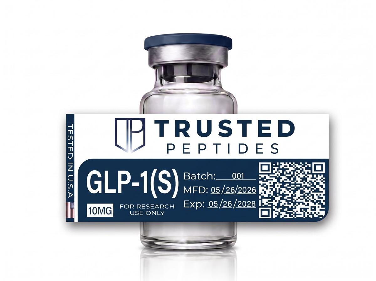 Trusted Peptides GLP-1(S) (10 MG) — lyophilized vial
