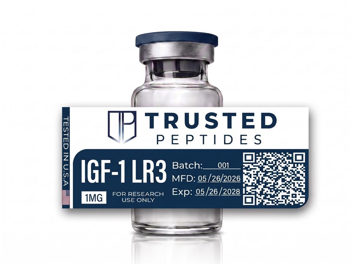 Trusted Peptides IGF-1 LR3 (1 MG) — 1 mg · lyophilized vial