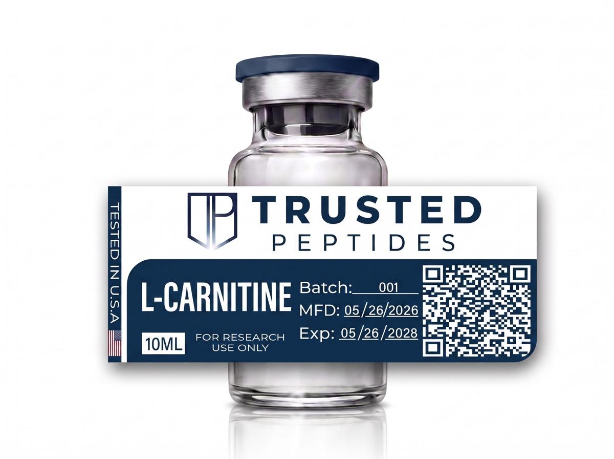 Trusted Peptides L-Carnitine (500MG/ML) — 500 mg/ml · 10 ml vial