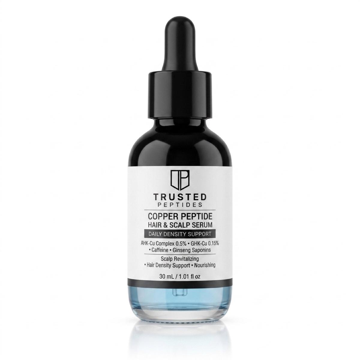 Trusted Peptides Copper Peptide Hair & Scalp Serum — AHK-Cu / GHK-Cu · 30 ml