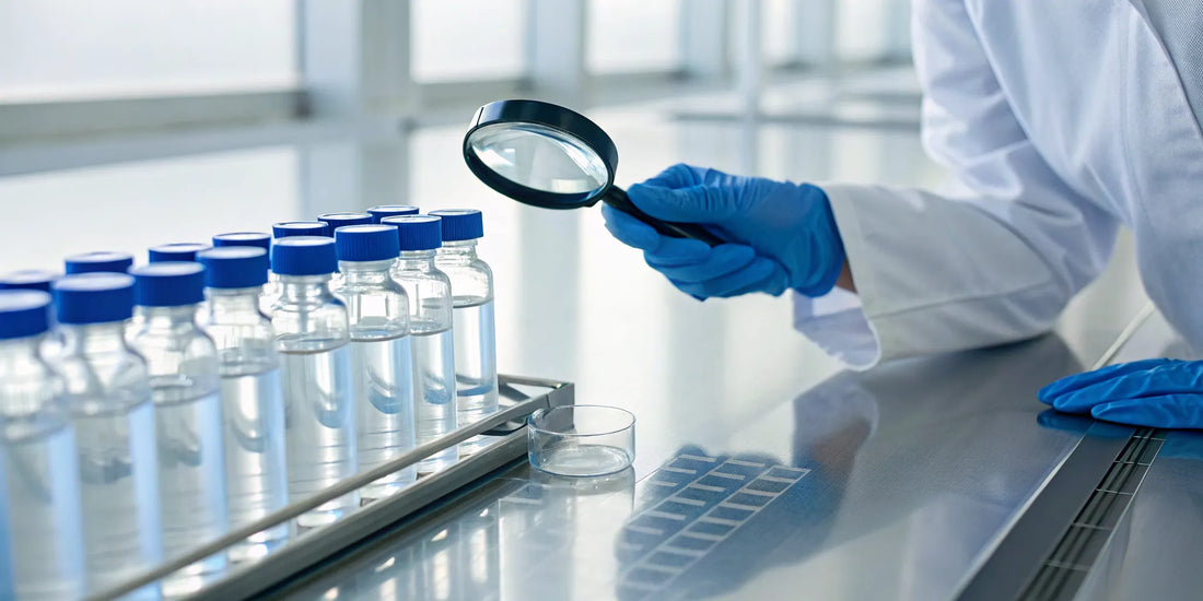 Scientist verifying CJC-1295 ipamorelin purity to find the best supplier.
