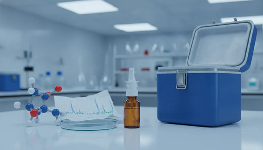 NAD nasal spray research vial with quality documents