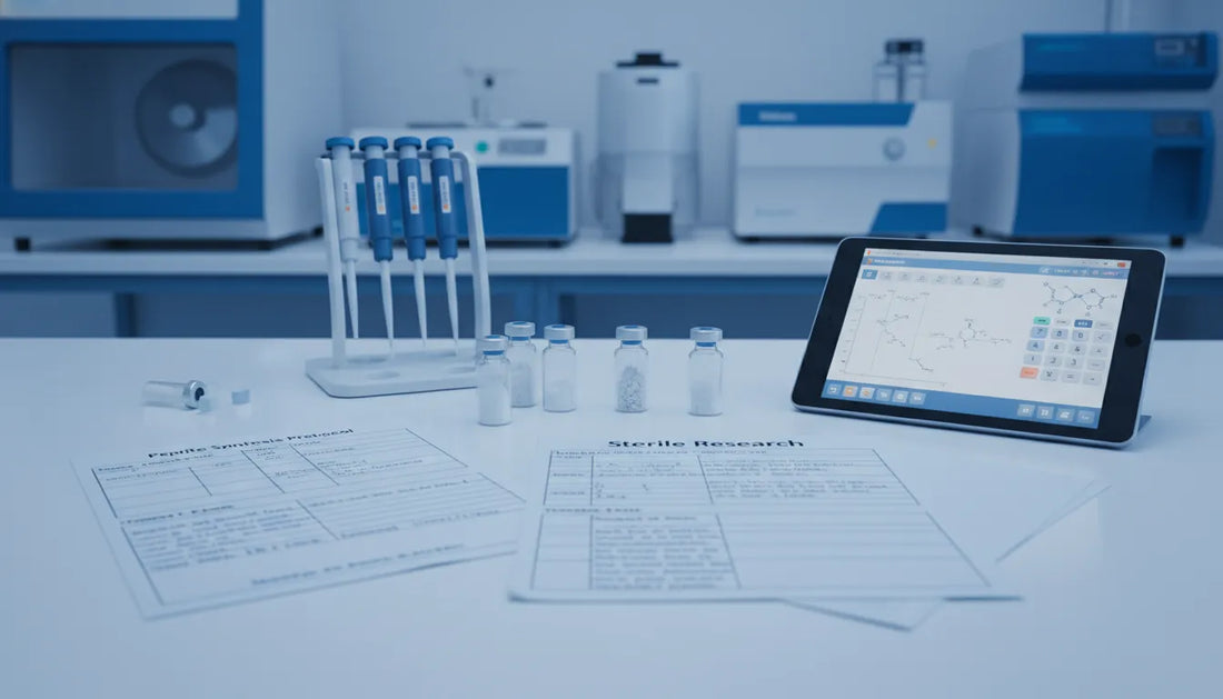 Peptide reconstitution calculator planning for laboratory research