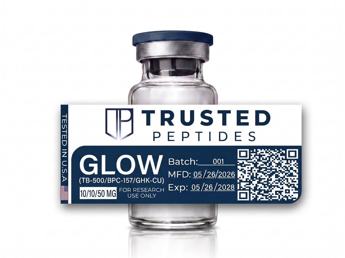 Trusted Peptides Glow — TB-500 / BPC-157 / GHK-Cu