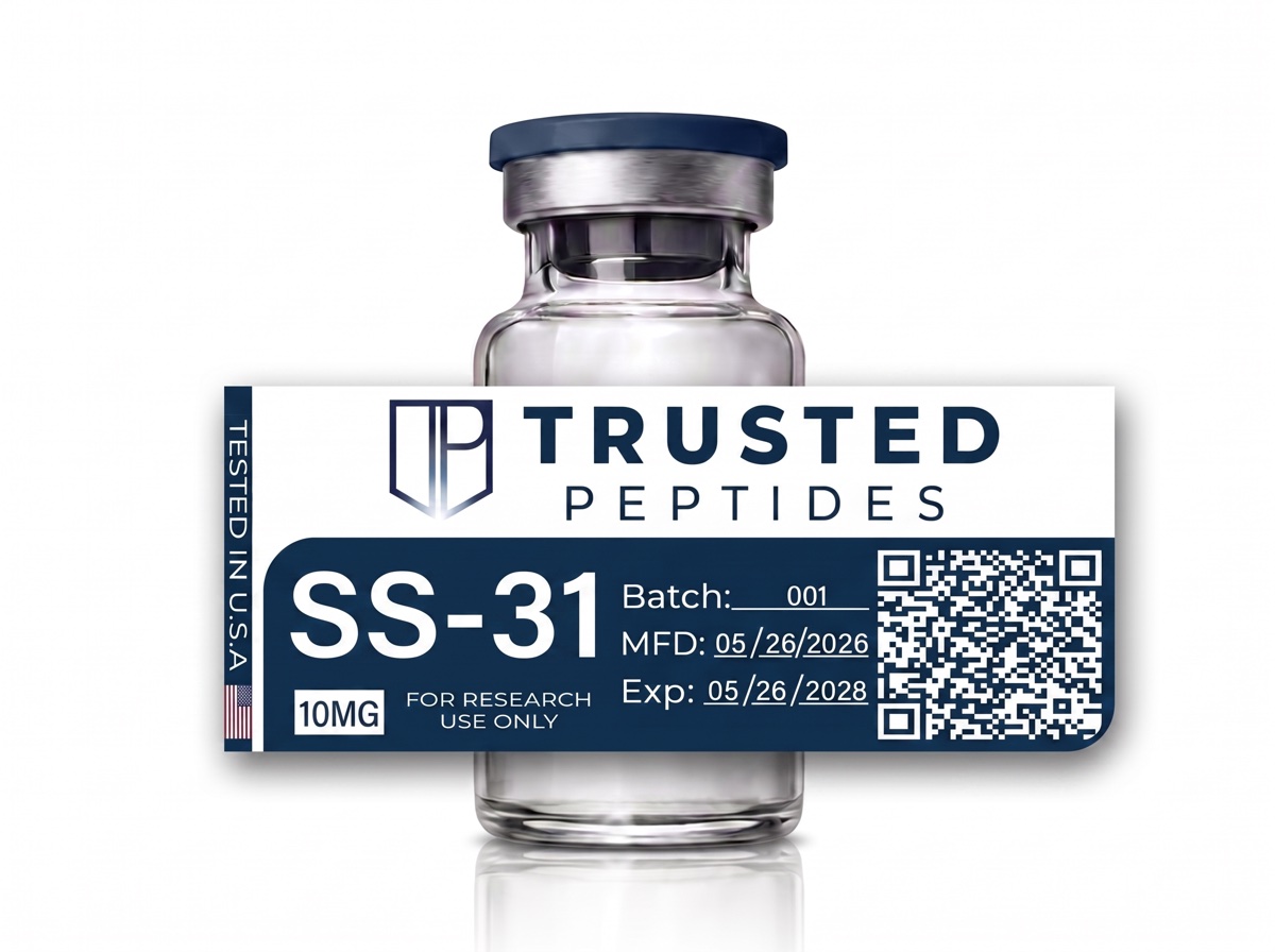 Trusted Peptides SS-31 — lyophilized vial