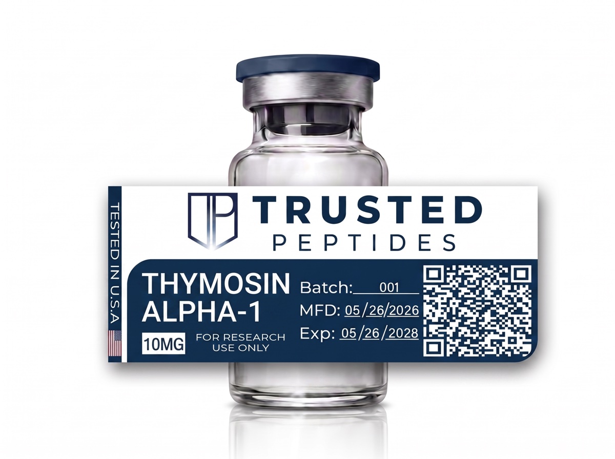 Trusted Peptides Thymosin Alpha-1 — 10 mg · lyophilized vial